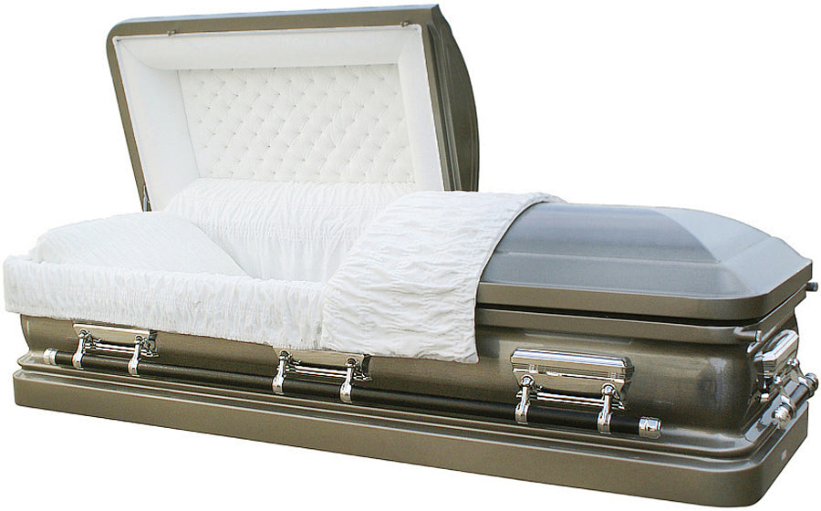 M-8149-FS Gray / Natural Brushed Steel / 18ga