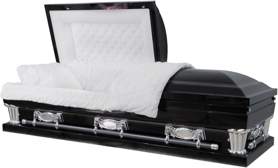 M-9419X-29-FS Oversized / Black w/ Silver Accent and White Velvet / Swing bar (available in 2 sizes starting at $1,995)