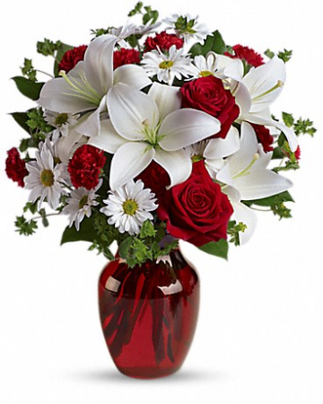 BE MY LOVE BOUQUET WITH RED ROSES