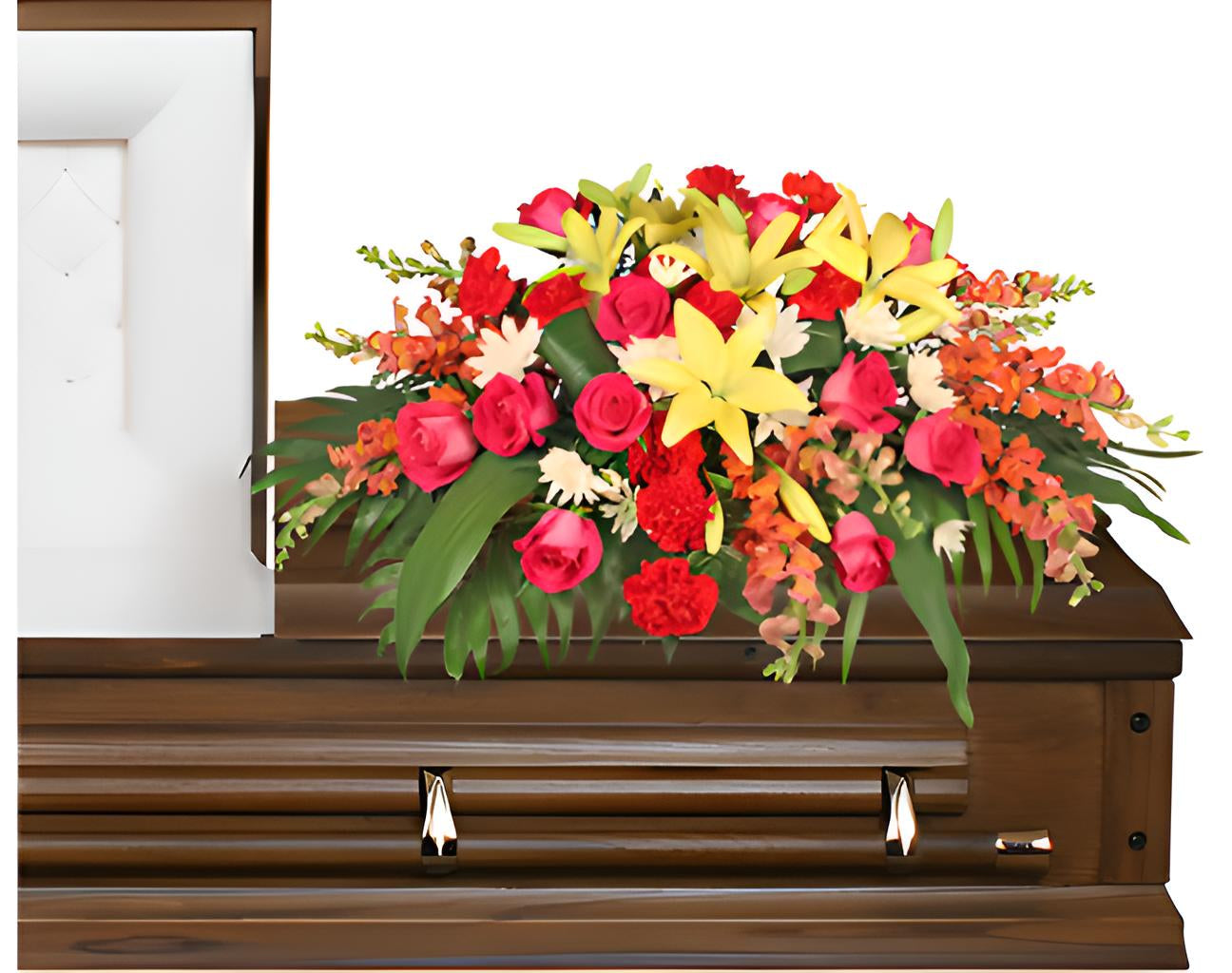 IN LOVING MEMORY CASKET SPRAY
