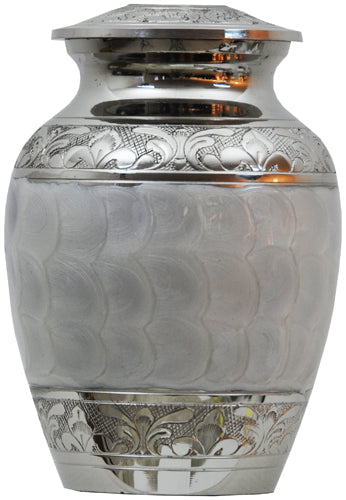 011-G - Half Size Brass Urn Velvet Box