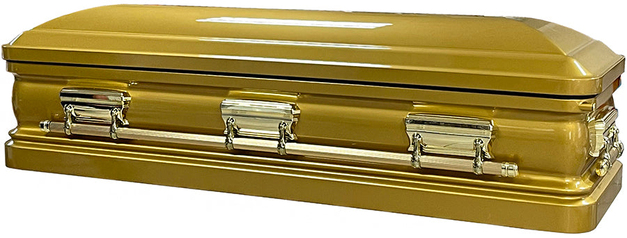 M-2246-FCP-FS   Gold Priest/Urn Shape/Light Blue Velvet/Top comes off