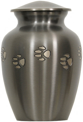 226-G-FS   Half Size Brass Urn / Velvet Box