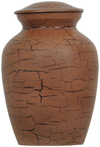 228-G-FS   Half Size Brass Urn / Velvet Box