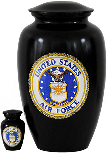 251-A-FS - Brass Urn / Air Force / Black