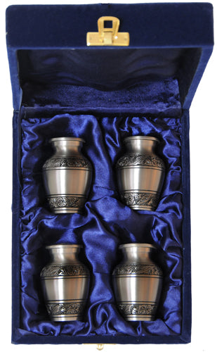 032-C-FS - 4 Mini Brass Urn