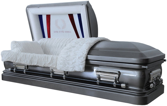 M-3537 - Veteran Flag Casket / (18ga)