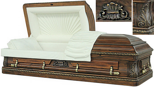 W-4856-FS   Solid China Berry Wood / Crown Logo / Velvet Lining