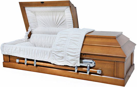 W-8771-FS-60"    Solid Poplar Child's Casket