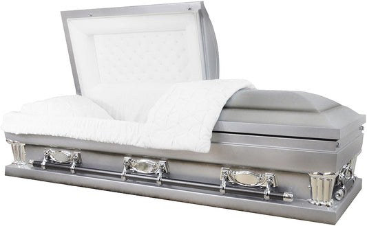 M-9414X-29-FS   Oversized / Silver w/ Black Accent and White Velvet / Swing bar (available in 3 sizes starting at $1,995)