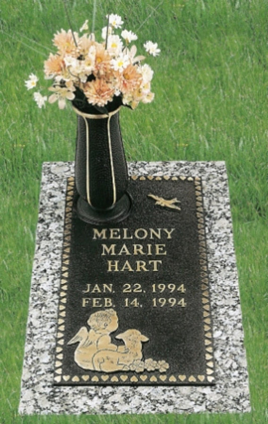 CHILD Bronze over granite Call for pricing