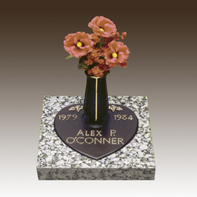 CHILD Bronze over granite HEART Call for pricing
