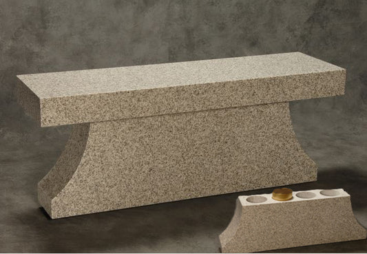 Pedestal Bench For Cremation