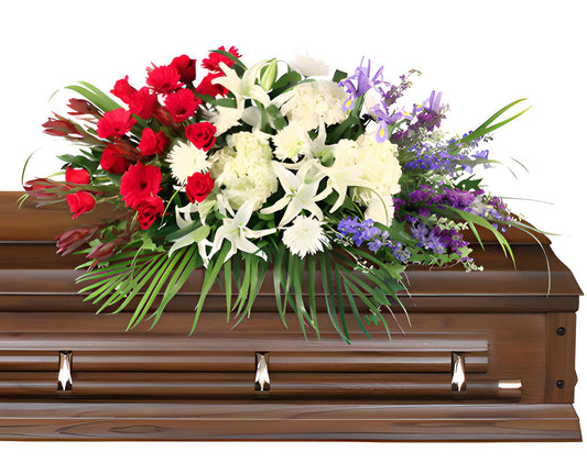 BRAVE SOLDIER CASKET SPRAY