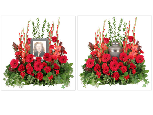 ADORATION MEMORIAL FLOWERS (FRAME & URN NOT INCLUDED)
